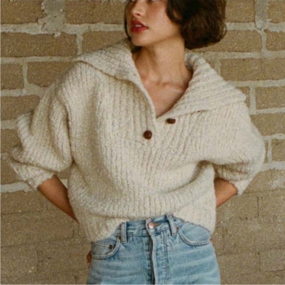 Doen Sweaters - NWT Doen Evita Henley Sweater. Size XS.